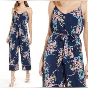 Leith Piped Cami Floral Jumpsuit